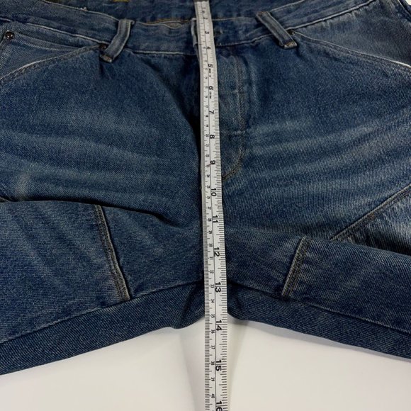 G-Star Raw Mens 5620 3D Tapered Jeans Blue Pockets Medium Wash Button Fly 33x34 - Picture 4 of 12